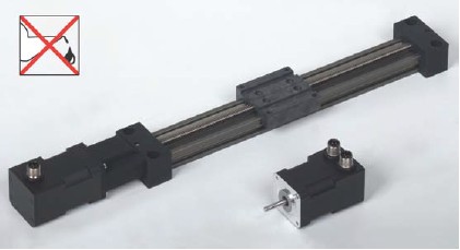 新型的“DryLin E SAW-0630”直线系统具有小巧、紧凑、极轻和安静的优点，搭配一个NEMA17步进电机。